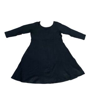 Joe Fresh Black Long Sleeve Scoop Neck A-Line Dress NWT 2X Plus Size